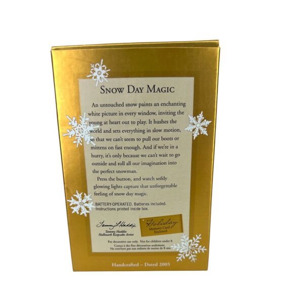 Hallmark Keepsake Ornament Set Snow Day Magic Christmas Window club exclusive - Picture 5 of 12
